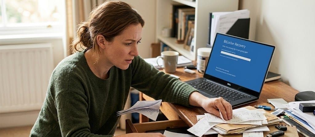 How to Unlock a BitLocker Locked PC When Windows Demands a Key