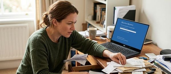 How to Unlock a BitLocker Locked PC When Windows Demands a Key