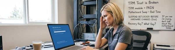 Preventing the Motherboard Swap Lockout: BitLocker and TPM Protocols
