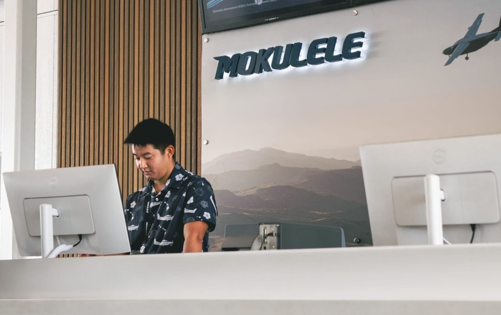 Mokulele airport desk Photo: Surf Air Mobility