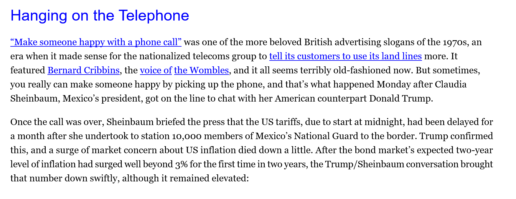 Love the wombles reference ...