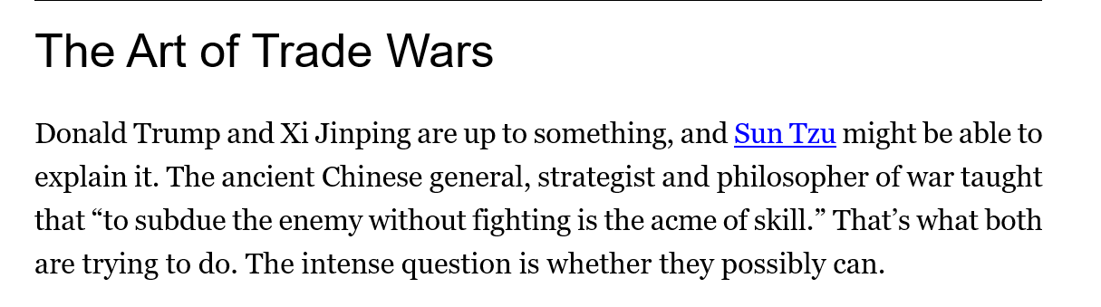 Loving the Sun Tzu reference ...