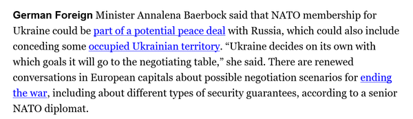 Europe is shifting its position ...