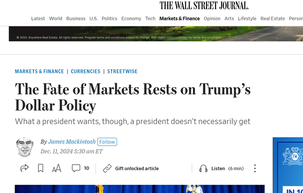 My pet fave macro discussion ...