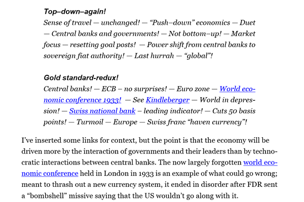Tectonic investing ...