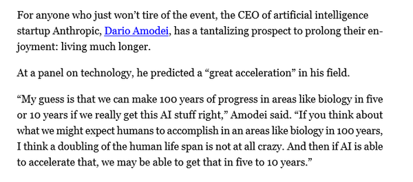 Gosh ... I'm not sure I am adjusted for living to 160...