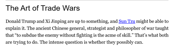 Loving the Sun Tzu reference ...