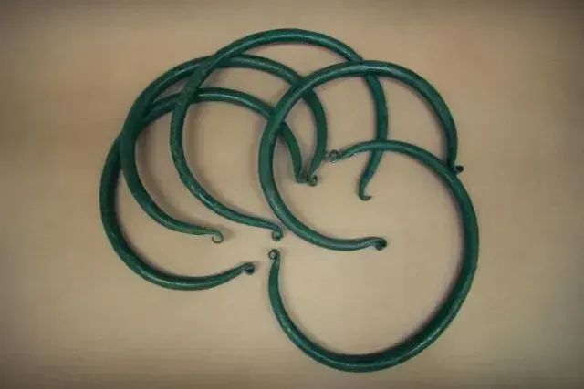 Photo of bronze bracelets possibly used as money