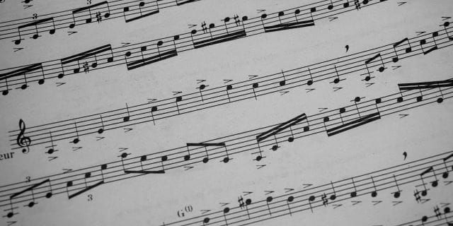 Image of musical notes