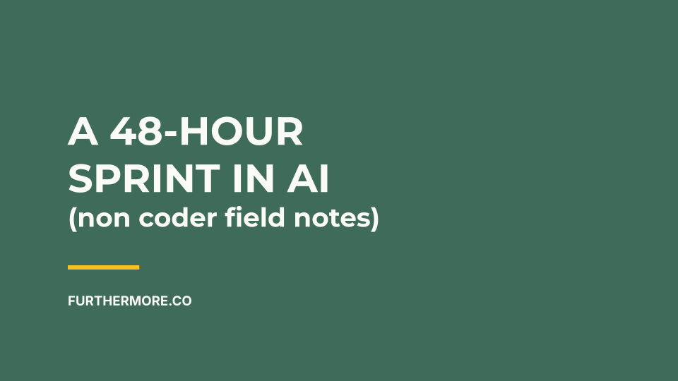 A 48-Hour Sprint In AI Tools