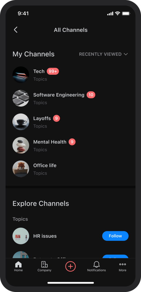 How to use Blind - All Channels Topics