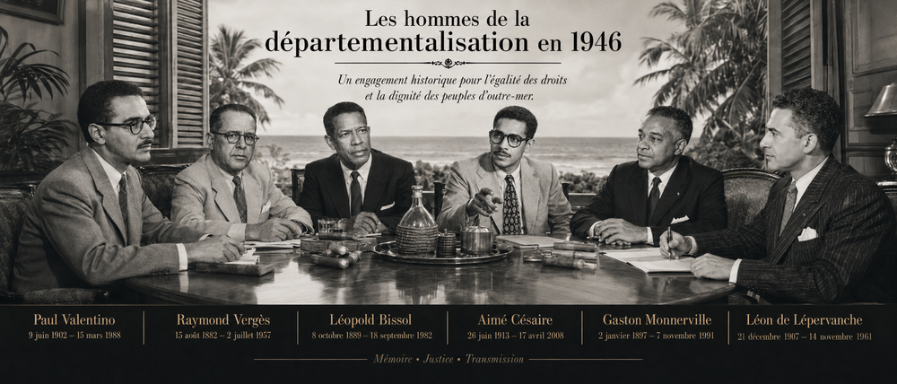 1946 - Départementalisation : Plaidoyer pour "Plus de France"!