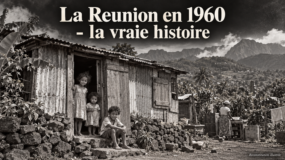 La Réunion autour de 1960 - La Vraie histoire.