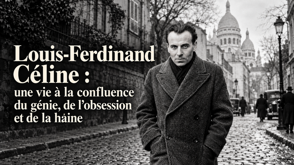 Louis-Ferdinand Céline : une vie à la limite du génie, de l'obsession et de la méchanceté.