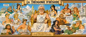 La Théogonie d'Hésiode pour les curieux.