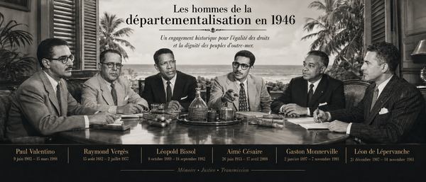 1946 - Départementalisation : Plaidoyer pour "Plus de France"!