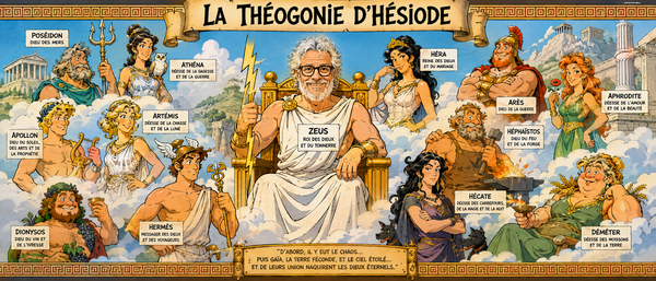 La Théogonie d'Hésiode pour les curieux.