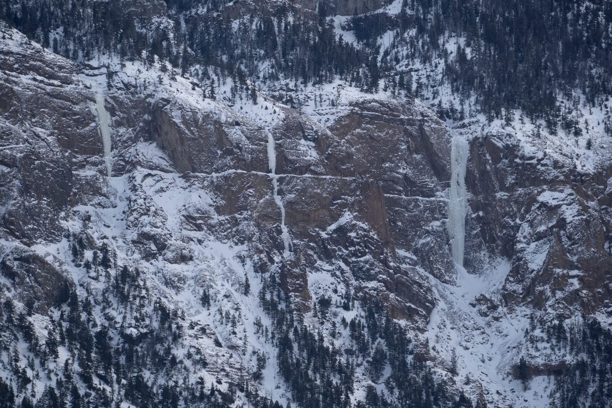 Winter Camping and Climbing in Cody