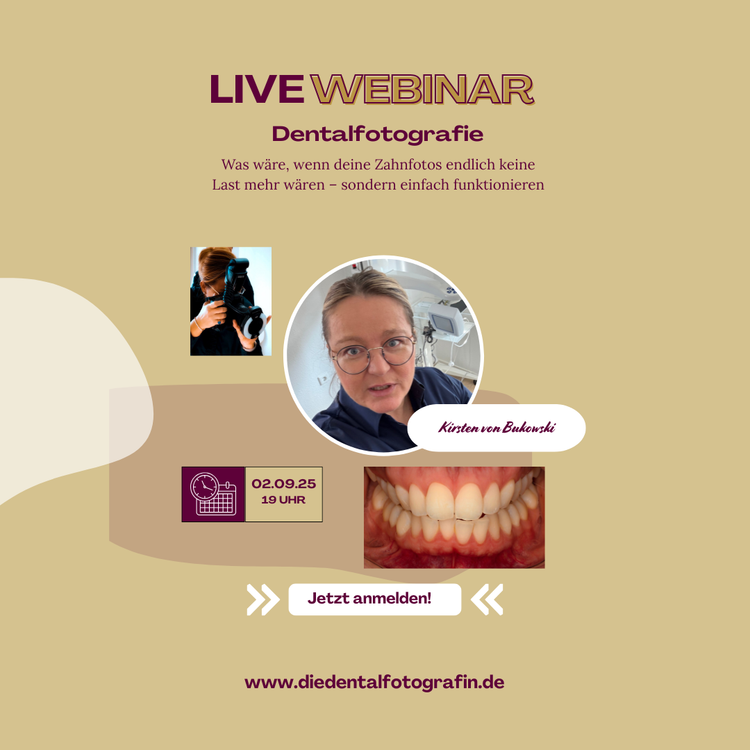 Nur am 02.09.: Lernen Sie die 5-Minuten-Methode für perfekte Patientenfotos – ohne Technikfrust