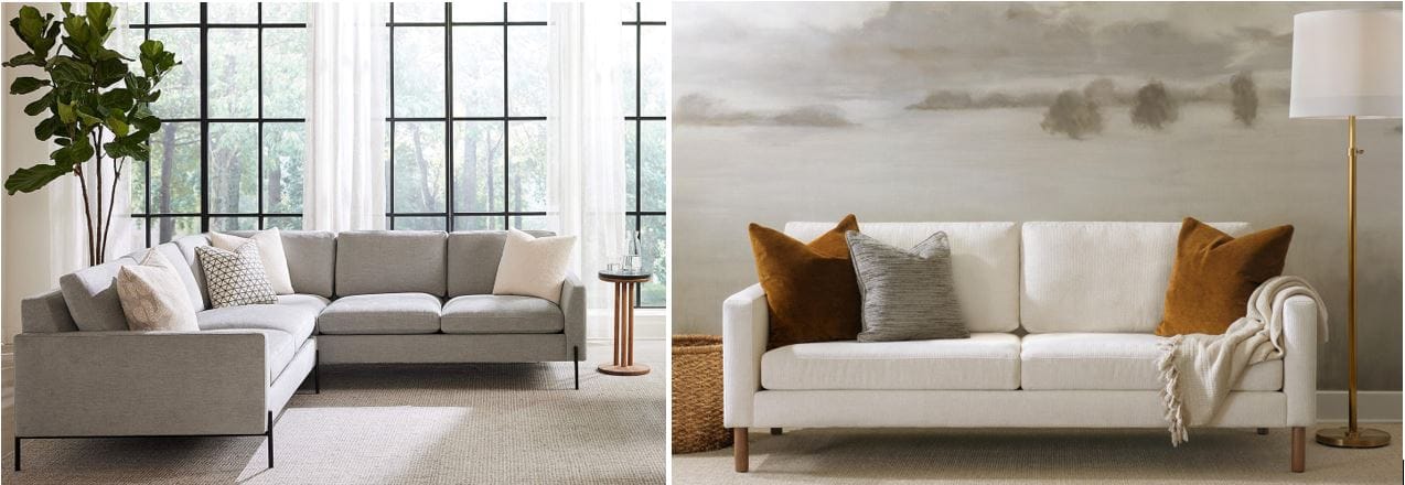 BenchMade Modern sofa: the internet's favorite sofa and sectional; quality custom furniture online