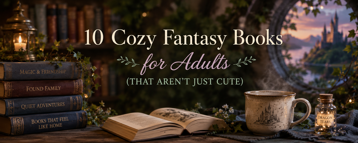 10 Cozy Fantasy Books for Adults (That Aren’t Just Cute)