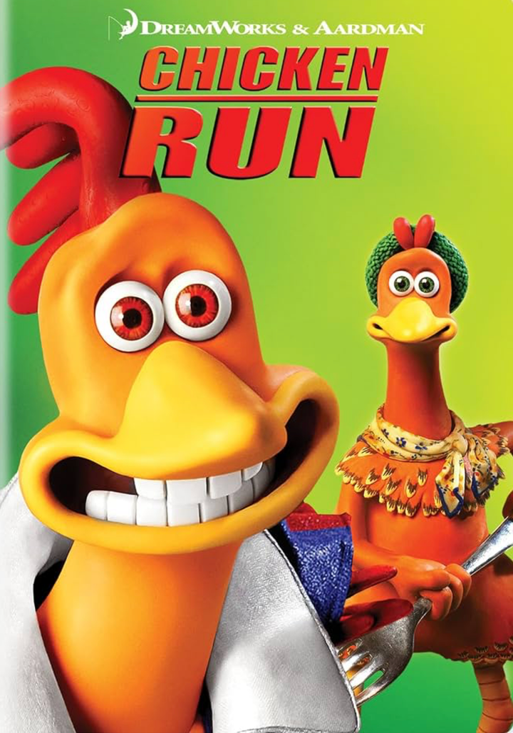 Chicken Run (2000) Peter Lord and Nick Park DVD cover