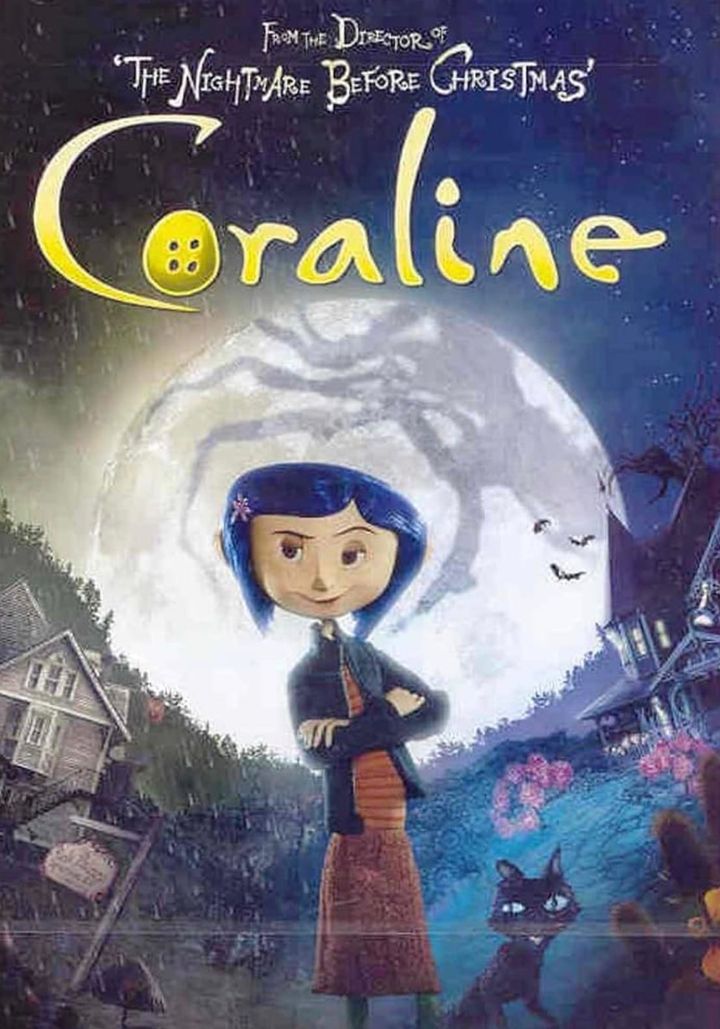 Coraline (2009) Henry Selick dvd cover 
