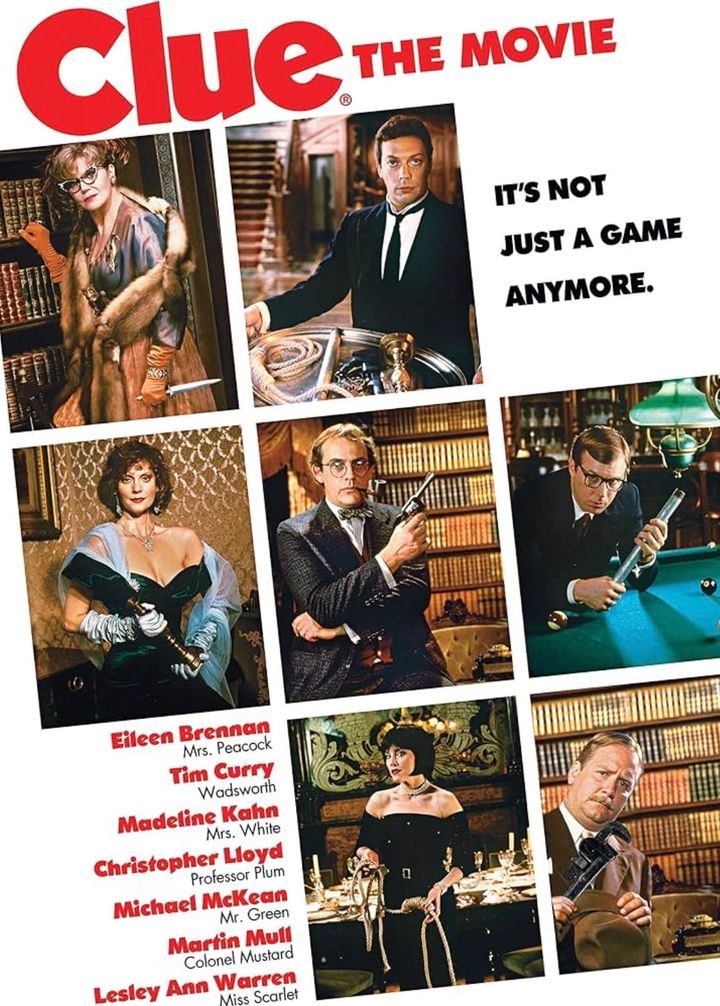 Clue (1985) Jonathan Lynn dvd cover