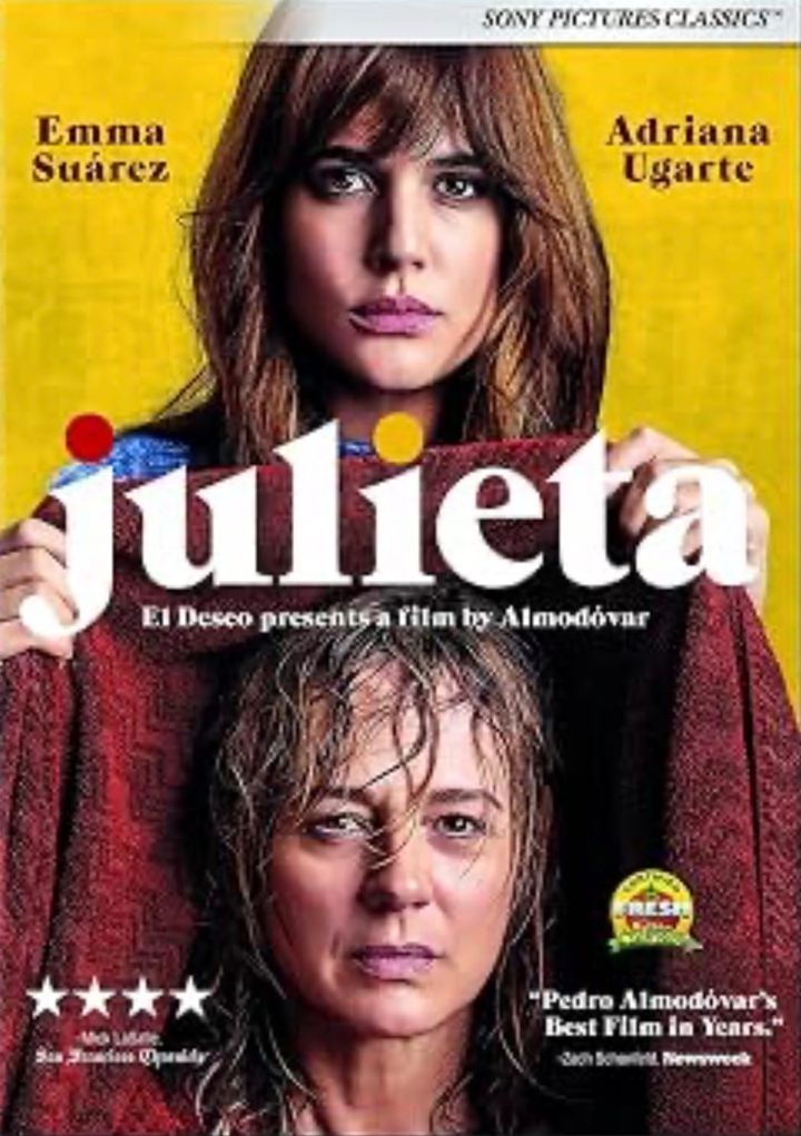 Julieta (2016) Pedro Almodovar dvd cover