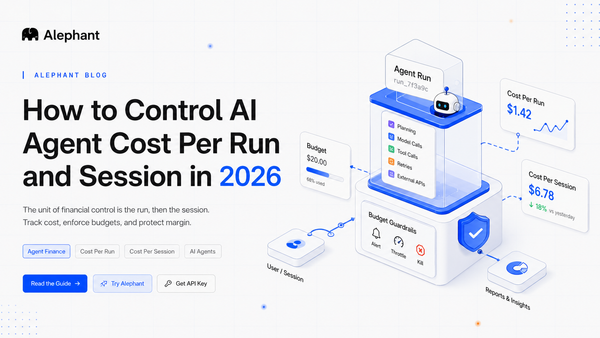 How to Control AI Agent Cost Per Run and Session in 2026