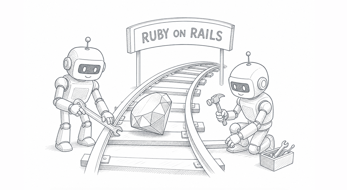 Why is Ruby on Rails a great fit for AI agents