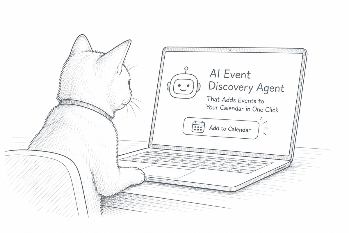 Build an AI Event Discovery Agent That Adds Events to Your Calendar in One Click