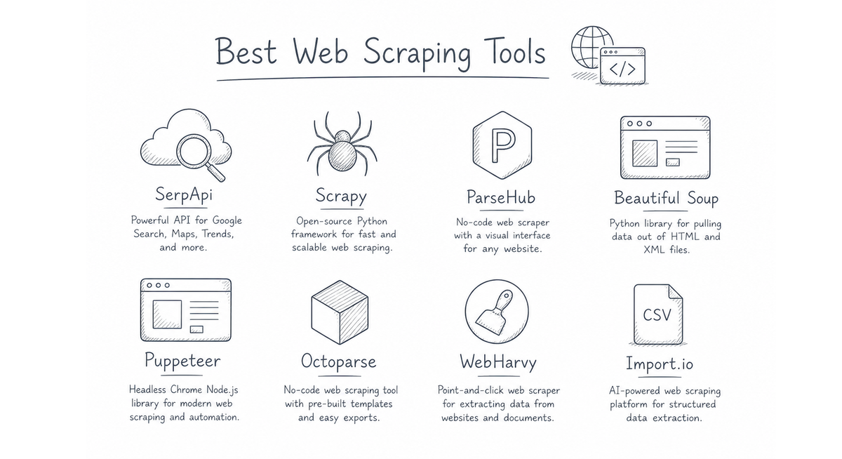 Best web scraping tools in 2026