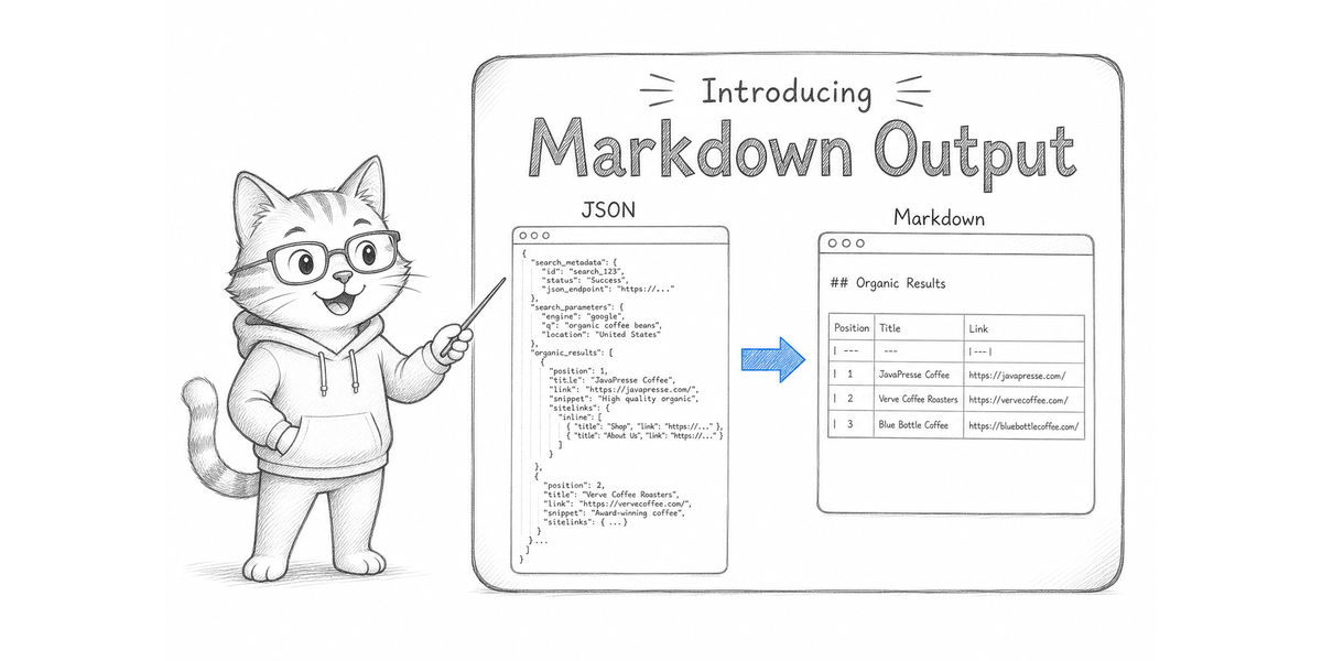 Introducing SerpApi's New Markdown Output