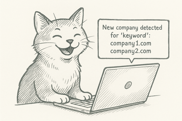 Build a Slack Bot That Alerts You When a New Company Ranks for Keywords