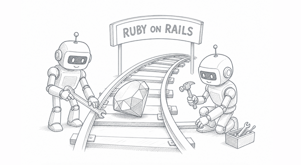 Why is Ruby on Rails a great fit for AI agents