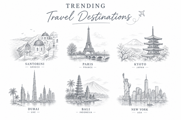 Trending Travel Destinations using Python & SerpApi