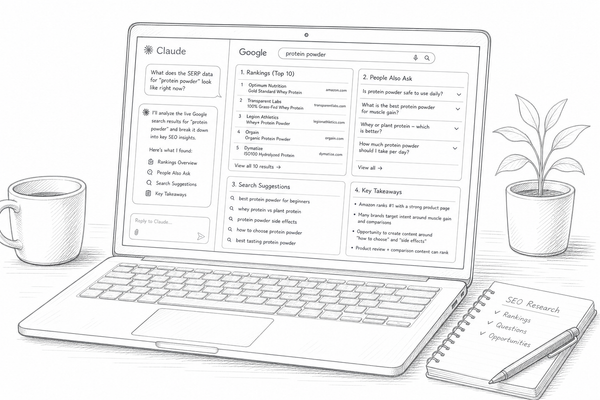 How to Do SEO Research with Claude Desktop and SerpApi MCP