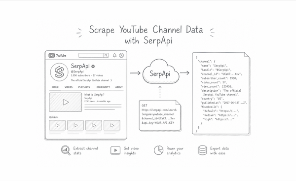 How to Scrape YouTube Channel Results Using a Simple API