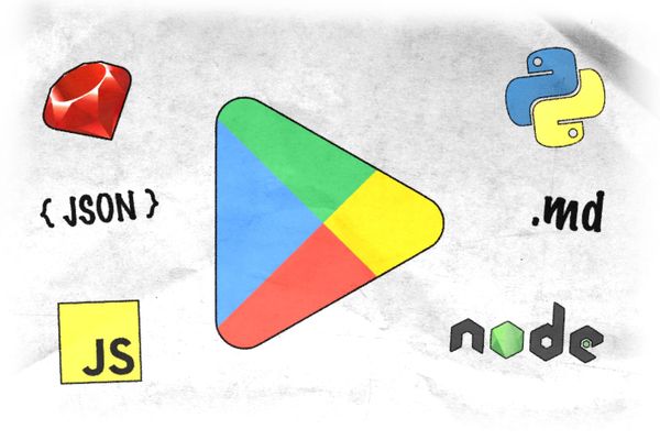 The Google Play Store logo.