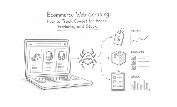Ecommerce Web Scraping: How to Track Competitor Prices, Products, and Stock