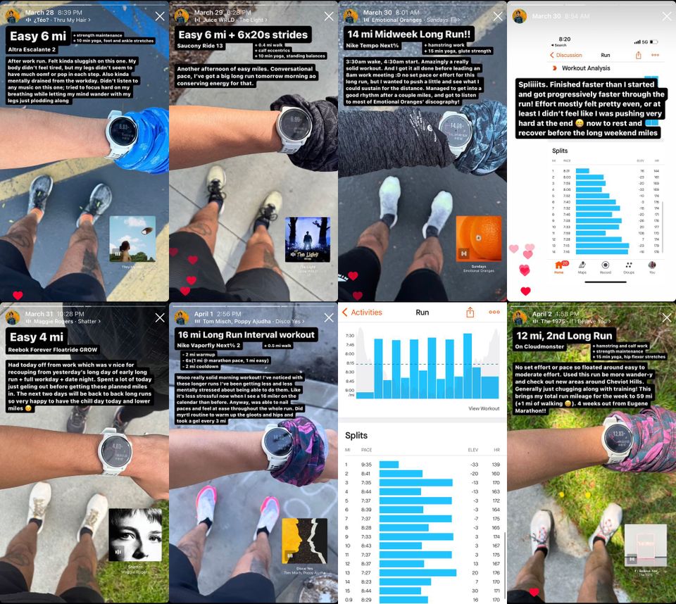 8 - TWR 2 - Training Week Recap (3/27-4/2)