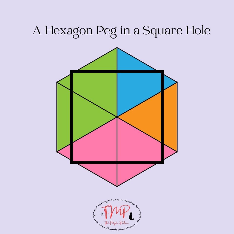 A Hexagon Peg in a Square Hole