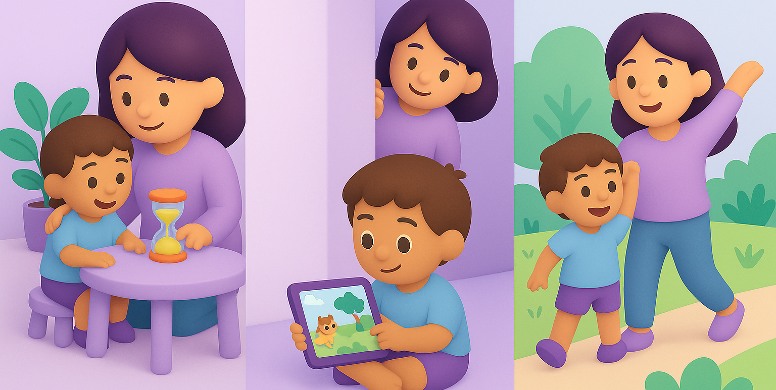 Before, during, and after screen time