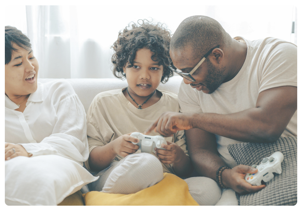 Shared screen time can be connection time — especially when you play together.