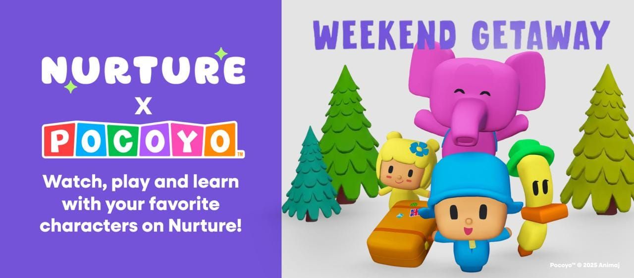 Announcing Pocoyo Games by Nurture: How Play Builds Curiosity, Resilience, and Flexible Thinking