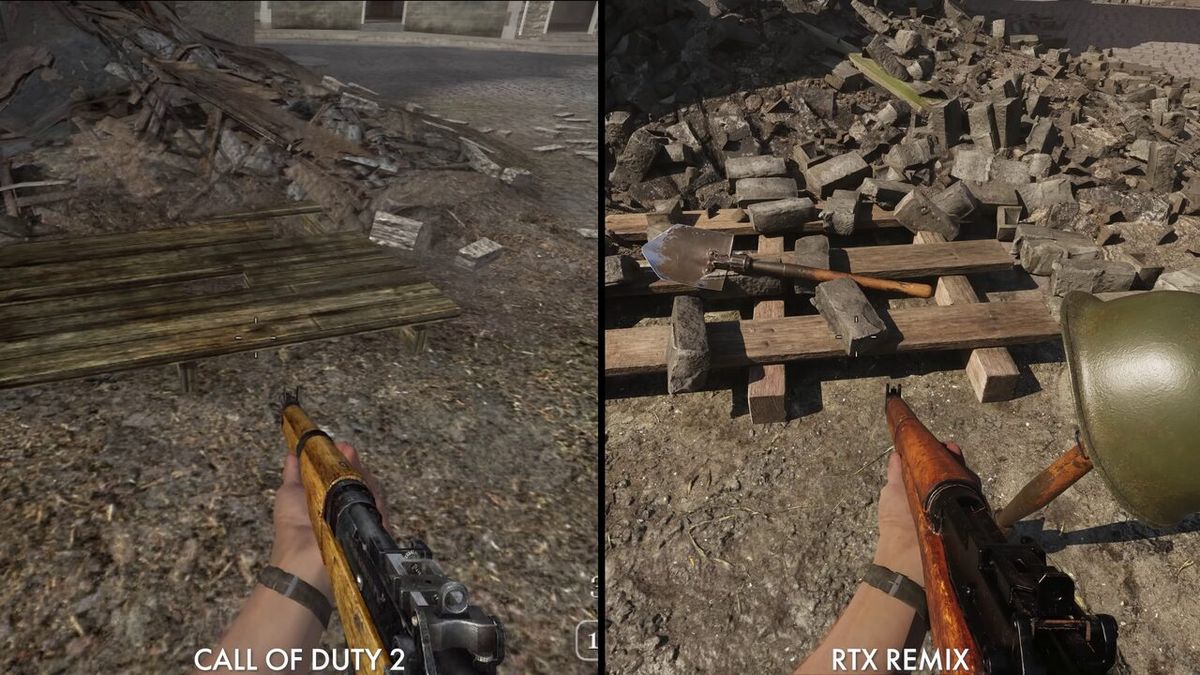 Call of Duty 2: tinerețe fără bătrânețe cu RTX Remix de la Nvidia