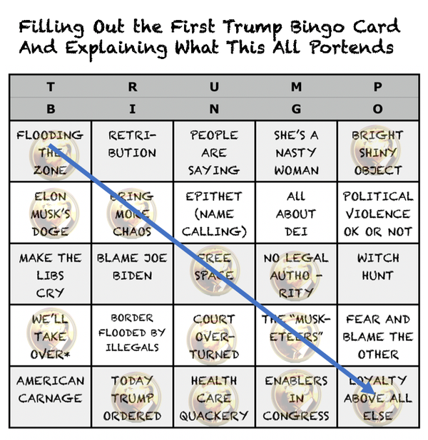 Bingo - Trump and Musk Make This Too Easy!