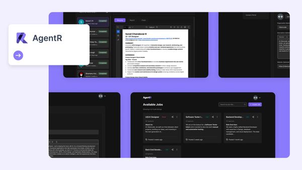 AgentR – Revolutionizing Recruitment with AI-Driven Automation