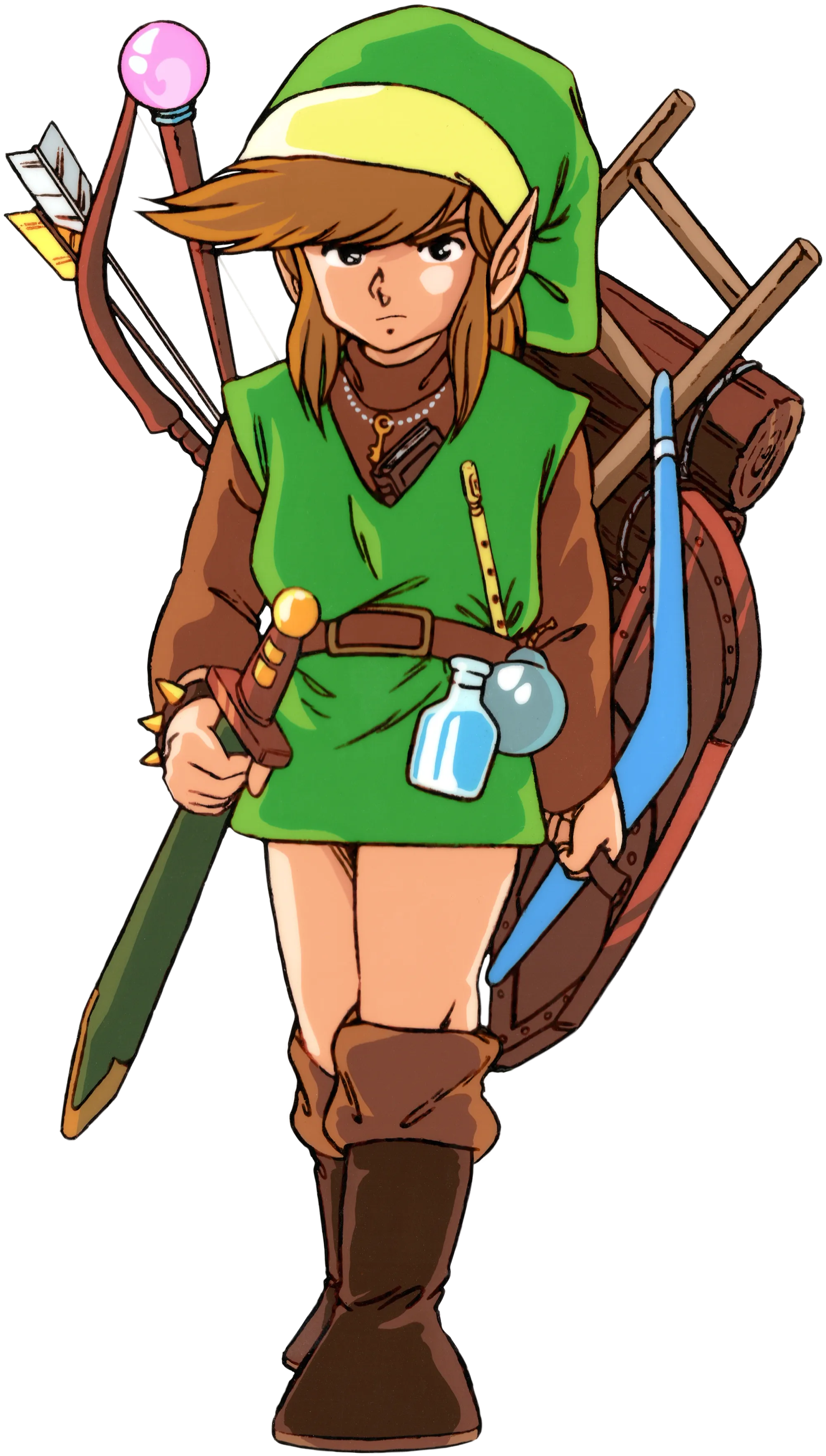 Link, arte oficial de 1986